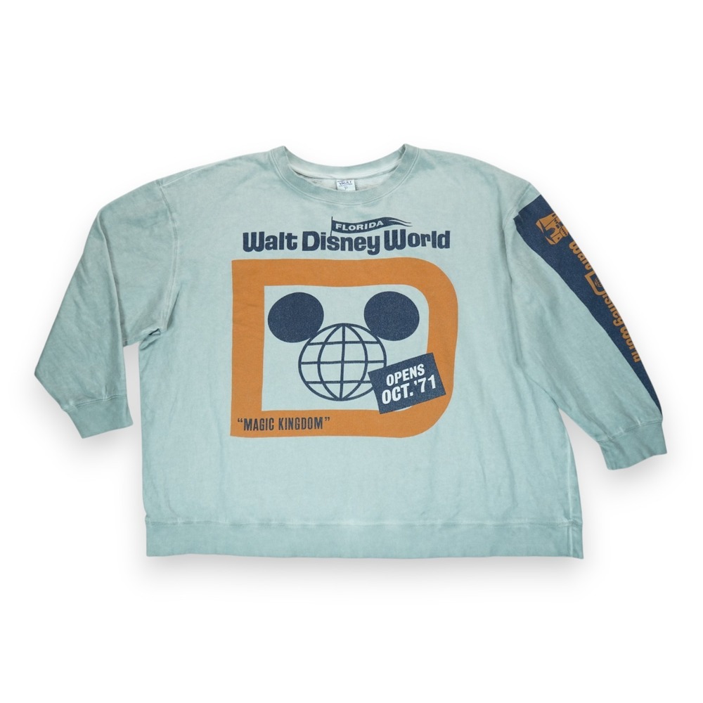 Disney Vault Collection 50 Magic Kingdom Spellout‎ Crewneck Size 2X Sweatshirt